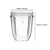 18oz Replacement Cup Compatible with Nutribullet Blender600W/900w/1000W/1200W Series,Blender Juicer Mixer