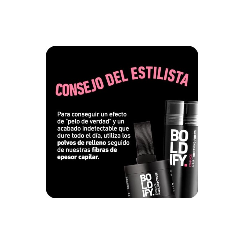 BOLDIFY Polvos Retoca Raíces – Cubre Canas Mujer y Hombre