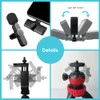 Kingbest clip lav mic vlogging Kit,(Flexible Tripod, Necktie Clip Mic,