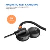 Ortizan 2 Pack Magnetic Charging Cable, I10 Open Ear Headphones