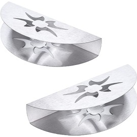 Norhogo Pack of 2 Napkin Holders, Stainless Steel Metal Table Paper Napkin Holder, for Table, Table Napkin Holder for Restaurant, Coffee Shop, Hotel Table Decoration, Kitchen Counter