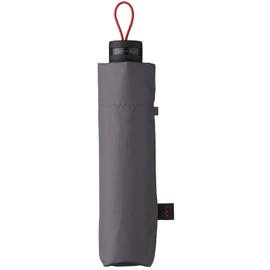 Mabu SMV-41793 Folding Umbrella, Windproof 7 Ribs, Semi-Auto Close Type, Men's, Fiberglass Ribs, 23.6 inches (60 cm), Durable, Ash