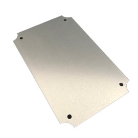 BUD Industries NBX-32916 Heavy Duty Electric Panel 10.51" L x 6.69" W x 0.06" H, Natural