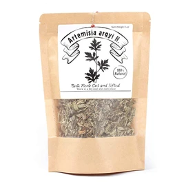 EidolonGreen [China Medicinal Herb] Chinese Mugwort, 100% Natural Dried Artemisia Argyi (ai ye/艾葉/艾蒿/aihao/강화 약 쑥 차/Oriental Wormwood) 100% Natural Dried Bulk Herbs (3 Ounce (Pack of 1))
