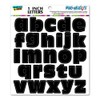 Alphabet Letters Lowercase Black MAG-NEATO'S(TM) Novelty Gift Locker Refrigerator Vinyl