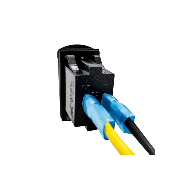6ft. Power Bus Bar Plug Harness Dual USB Port QC
