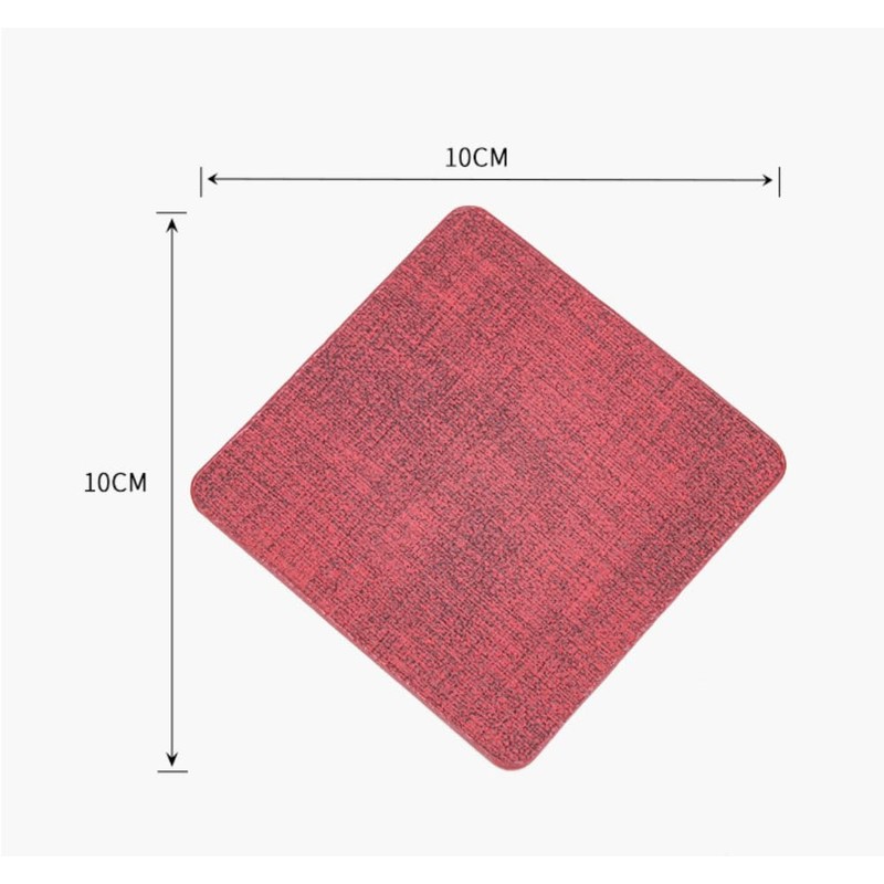 Anevous Set of 12 Square Coasters, 10 x 10 cm,