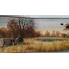 Pheasants Tractor Farm Scene Wallpaper Border - Brown