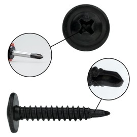 20 x Self-Tapping Screws with Flange - Rustproof, Galvanised - Self-Drilling Screws, Tapping Screws, Self Tapping Screws, Drilling Screws, Body Screws, Wood Screws (4.2 x 13 mm, 20)