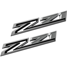 Xtreme Trux Black Chrome Z71 Emblem Badge Set Fits GM Sierra Silverado Tahoe Yukon Avalanche