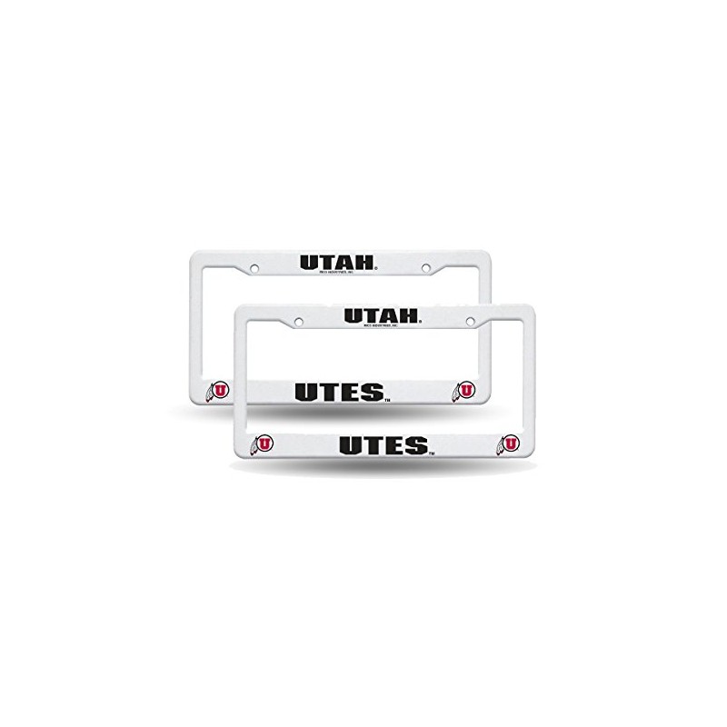 Utah Runnin' Utes Raised Letter Plastic License Plate Frame -