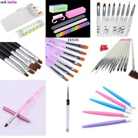 Nail art brush set nail art nail sticker Self gel nail gel nail brush P00744 100ea
