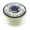 Toho One-G Beading Thread, 50 Yard Bobbin (White - 3
