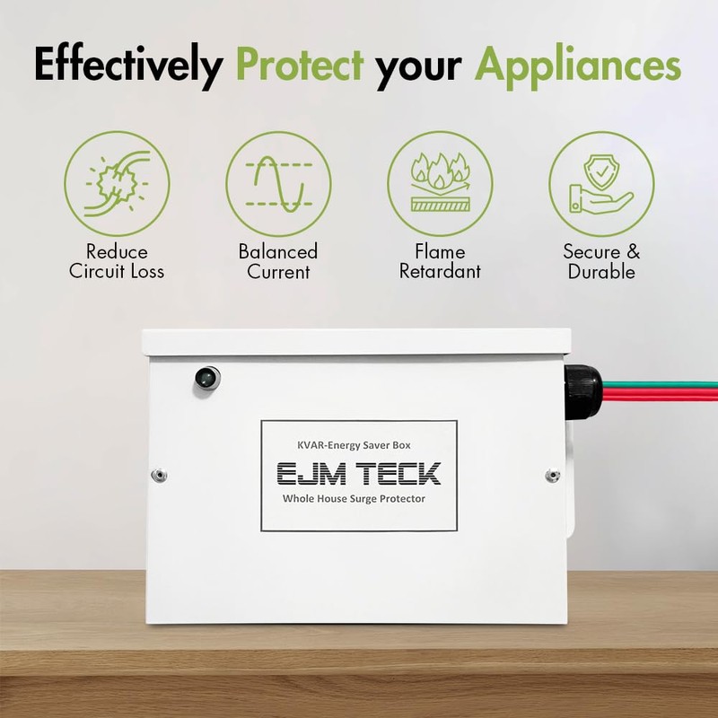 KVAR Energy Saver, 300 Amp Home Energy Saver Box &