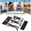 JM 3 Pack Square Oprah Style Reading Glasses for Women
