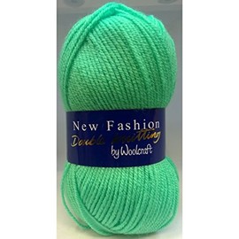 Woolcraft New Fashion Double Knitting Acrylic Yarn/Wool 100g - 407 Lime