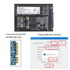 NFHK Dual MSATA NGFF B+M SSD Card JBOD Raid0 Span