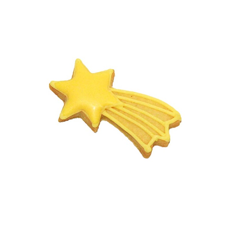 Birkmann 1010700810 Cookie Cutter Comet 8 cm, Plastic, green, 5