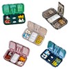 2 in 1 Portable Pill Organizer Pill Cutter Dustproof and