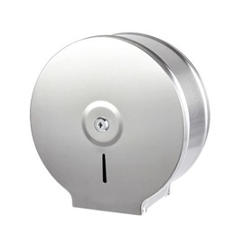 ASIALEO Commercial Jumbo Toilet Paper Dispenser,Tissue Holders,9 inch Roll of Paper,Stainless Steel with Lock Wall Mounted.