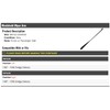 Windshield Wiper Arm - Compatible with 1987-1996 Dodge Dakota