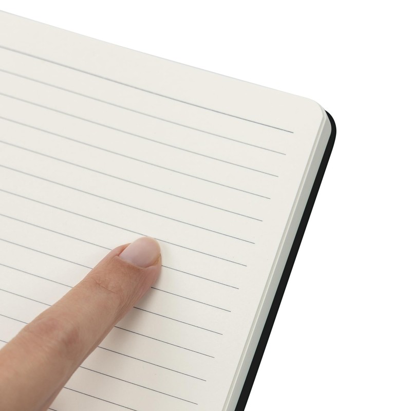 A5 Notebook Ruled Lined Journal with Faux Leather Hardback Cover