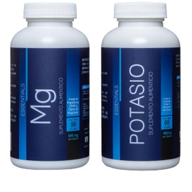 NLS Essentials  Magnesio  Potasio Duo Pack  Mezcla de 2 fuentes de Magnesio y 2 fuentes de Potasio  Cápsulas Vegetales con Ingredientes Naturales...  