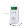 Thermostat Outlet Wireless Programmable Automatic Temperature Controller Socket Switch EU