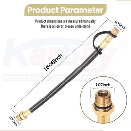 510440902 Oil Drain Hose Compatible with Kawasaki Kubota FH FR FS FT FX FR730V FX730V FJ180V FS730V Z412 Z122R Engine Models