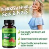 NATURELO Biotin Gummies - Supports Healthy Hair, Skin & Nails