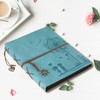 ZEEYUAN Leather Photo Album 60 Pages for DIY Rivets Scrapbook