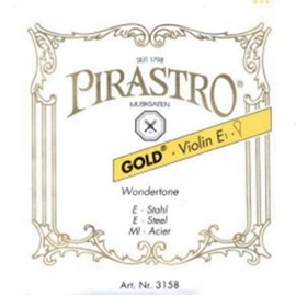 Cuerda Violin – Pirastro Gold 315821) (Acero) 1ª LAZO Medium Violin 4/4