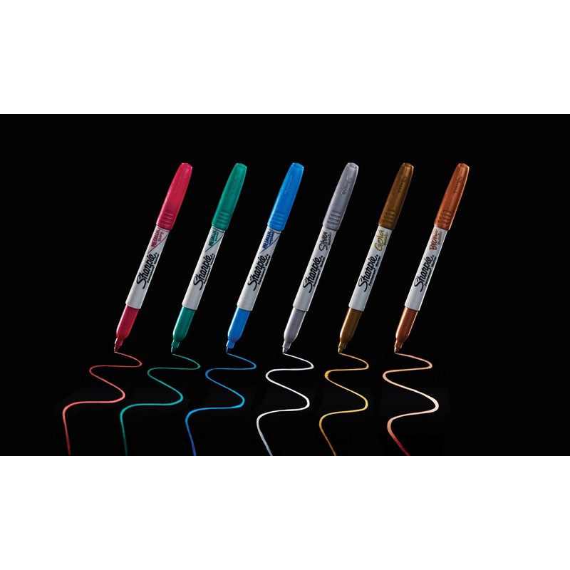 Sharpie Metallic Permanent Markers | Fine Point | Ruby Metallic
