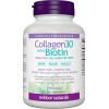 Webber Naturals Collagen 30 Biotin Supplement 120 Count Reduces Deep