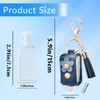 GTILE 4Pcs Hand Sanitizer Keychain, 30ml Refillable Portable Hand Sanitizer