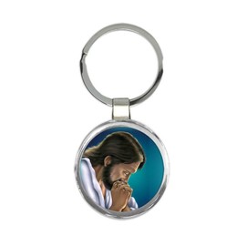 Gift Keychain : Jesus Gethsemane Catholic Religious Prayer Praying