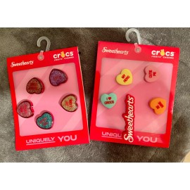 CROCS X SWEETHEARTS Conversations JIBBITZ Charms Uniquely You 2 Sets of 5 Packs