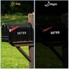 PATIKIL Reflective Mailbox Numbers, 5 Sets 4 Inch Waterproof Red