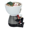 Furrybones 'Ramon' Figurine - Whimsical Skeleton with Ramen Bowl, Hand