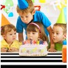 MUNILAIL 3 Pcs Stripe Table Runner Plastic 14 x 108