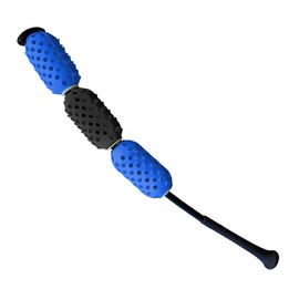 Aero Swing Baseball Swing Trainer, Bat Swing Air Resistance, Baseball Training Equipment, Training Aid for Speed, Accuracy, Baseball Bat Weight, Black & Blue, Pro Size