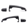 8Pcs Front Rear Left Right Exterior Black Door Handle Set
