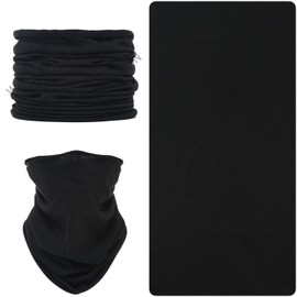 wonderCat LONDON Unisex Neck Warmer, Tube Seamless Multifunctional Balaclavas, Face Cover, Face mask, Cycling mask, Ski Mask, Face Snoods Headwear, Cycling Daily Wear (Black)