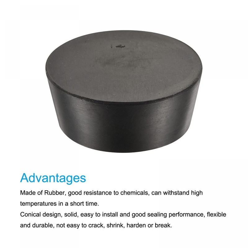 sourcing map Tapered Rubber Cap 75 mm to 90 mm