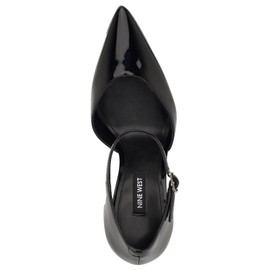 Nine West Women's Fiere Pump, Black Patent 002, 11
