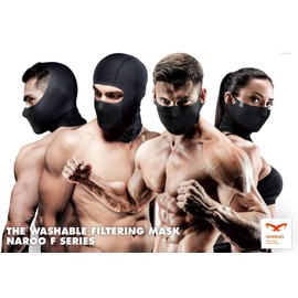 Naroo MASK F5 Thermal Face Mask with Pollen Compatible Filter (Gray)