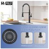 Fapully Black Kitchen Faucet with Pull Down Sprayer,Touchless Motion Sensor