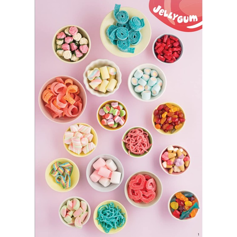 SweetGourmet Gummy Blue Raspberry Rings | Gummi Candy | 1