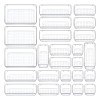 Juego De 25 Organizadores De Cajones De Plstico Airlya-life