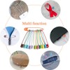 TA-VIGOR 100Pcs Safety Pins, 28mm Rust Resistant Small Strong Metal